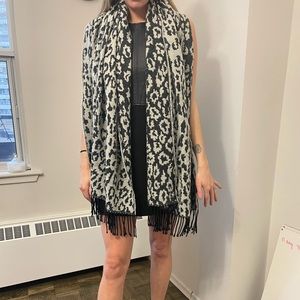 Cheetah print scarf
